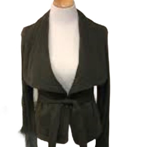 BCBG MAX AZRIA | Tie waist belted fitted jacket. Sz S - Picture 2 of 9